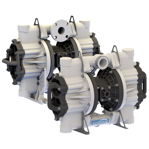 Sandpiper - Signature Series - Heavy Duty Flap Pump - HD20F Non-Metallic