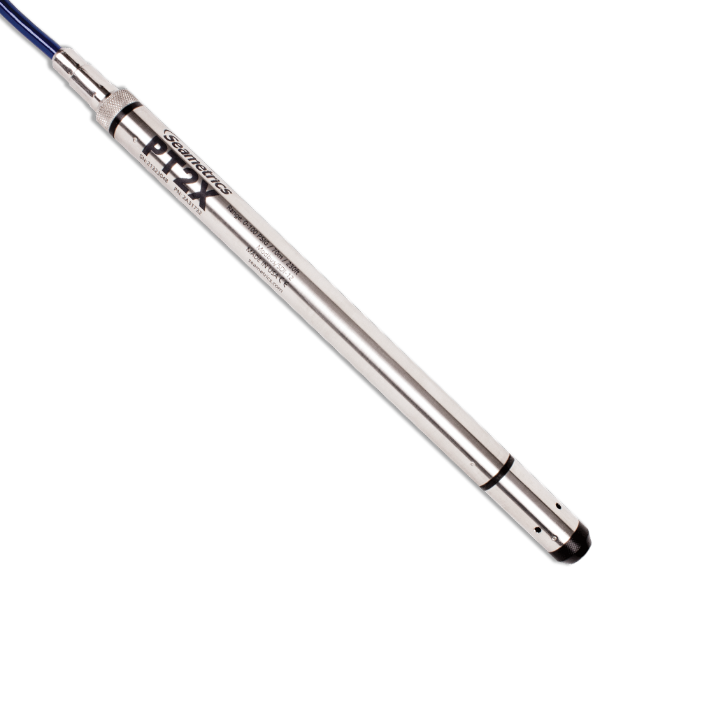 SeaMetrics - Pressure & Level Sensor - PT2X - Pressure & Temperature with Datalogging